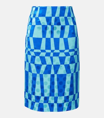 Printed pencil skirt | Dries Van Noten