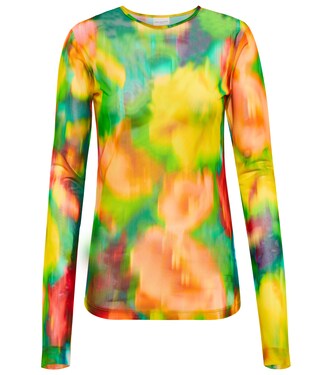 Top in mesh con stampa | Dries Van Noten