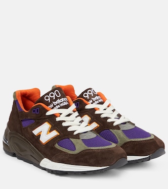 Baskets Made in USA 990v2 en daim | New Balance