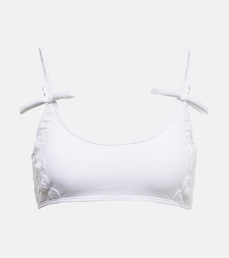 Top bikini in pizzo con stampa | Giambattista Valli