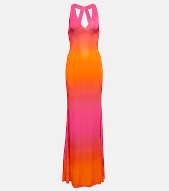 High Sea printed jersey maxi dress | Louisa Ballou