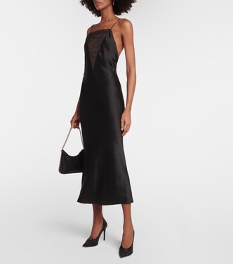 Pumps Iconic in similpelle e mesh con cristalli | Stella McCartney
