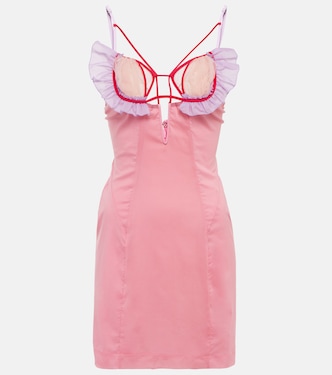 Silk-blend minidress | Nensi Dojaka