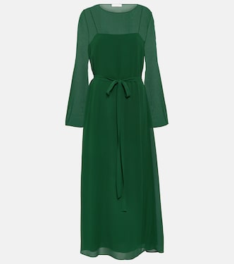 Vestido midi de seda | Chloé