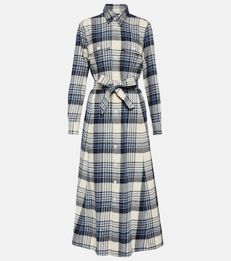 Vestido camisero de algodón a cuadros | Polo Ralph Lauren