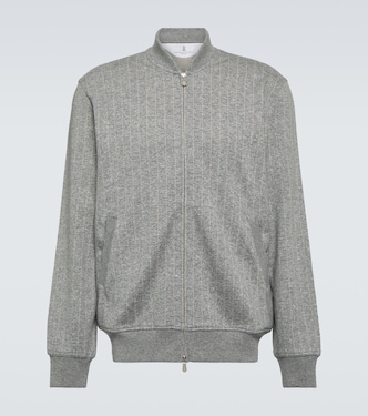 Bomber de cachemir y algodón | Brunello Cucinelli