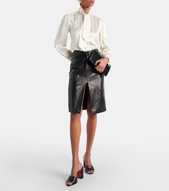 Pantoletten Jane aus Leder | Christian Louboutin