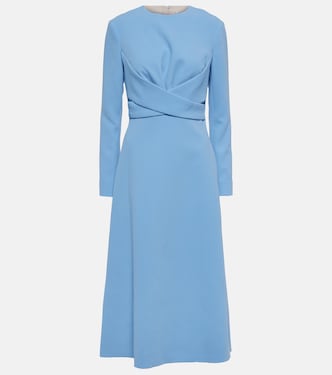 Vestido midi Elta de crepé | Emilia Wickstead