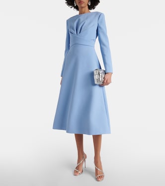 Robe midi Elta en crêpe | Emilia Wickstead