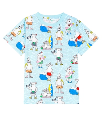 프린트 코튼 저지 티셔츠 | Stella McCartney Kids