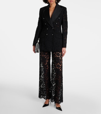 Blazer doppiopetto in pizzo | Dolce&Gabbana