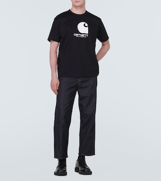 x Carhartt - T-shirt in jersey di cotone con logo | Junya Watanabe