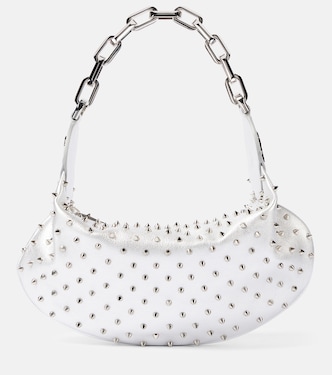 Verzierte Schultertasche Le 54 aus Metallic-Leder | Christian Louboutin