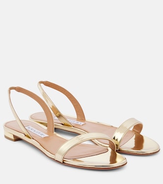 Sandali in pelle metallizzata | Aquazzura