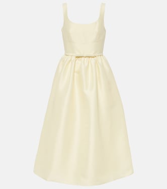 Midikleid aus Taft | Self-Portrait