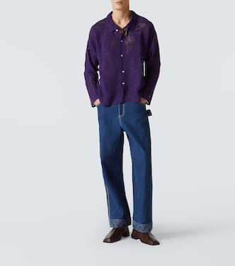Camicia in crochet di cotone | Bode