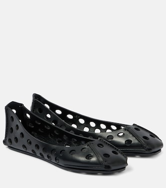 Ballerine Perfo in pelle | Alaïa