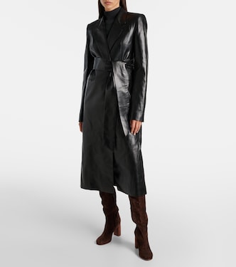 Manteau Lolo en cuir | Khaite