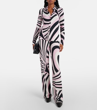 Pantalon Iride droit en satin | Pucci