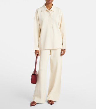 Pantaloni a gamba larga Assiro in crêpe | Max Mara