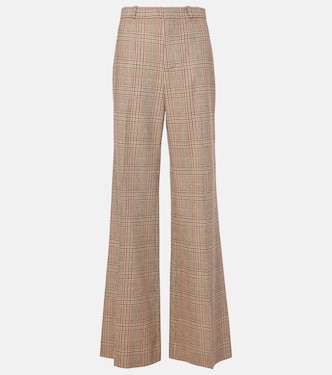 Prince of Wales check wide-leg pants | Chloé