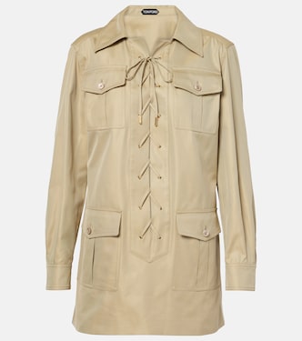 Safari cotton and silk T-shirt | Tom Ford
