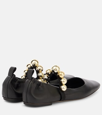 Flamenca leather Mary Jane flats | Souliers Martinez