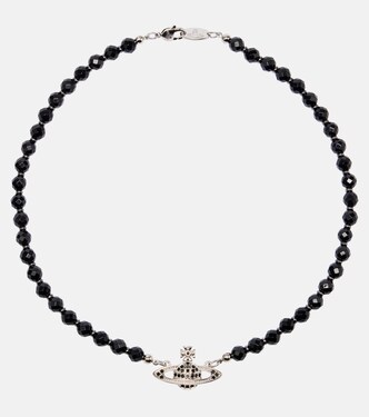 Choker Messaline con cristalli  | Vivienne Westwood
