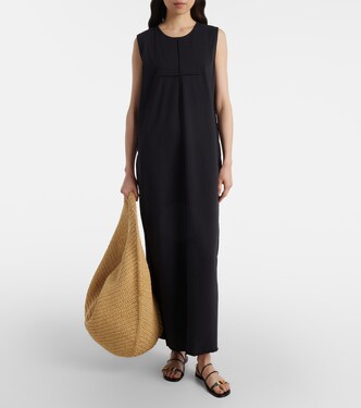 Abito lungo Hal in cotone | Khaite