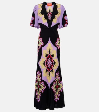 Vestido largo Marlene Placée de seda | La DoubleJ