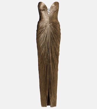 Vestido bustier de fiesta Alessandra de seda | Maria Lucia Hohan