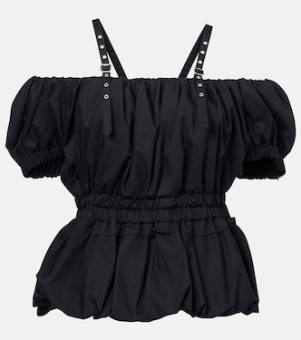 Top in popeline di cotone | Noir Kei Ninomiya