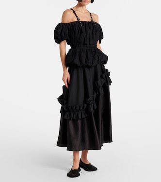 Top in popeline di cotone | Noir Kei Ninomiya