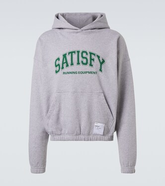 Sweat-shirt à capuche en coton à logo | Satisfy