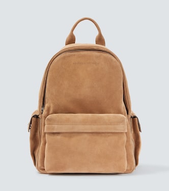 Rucksack aus Veloursleder | Brunello Cucinelli
