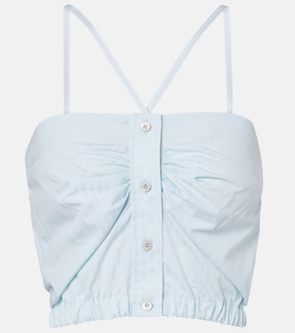 Top aus Baumwollpopeline | Prada