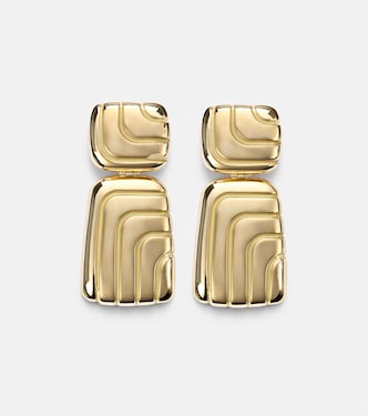 Labyrinth 18kt gold earrings | Pamela Zamore