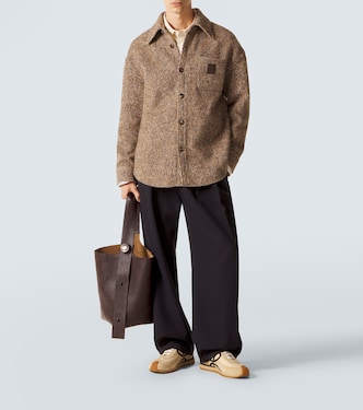 Ballet Runner 2.0 suede-trimmed sneakers | Loewe