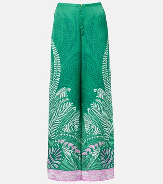 Bedruckte High-Rise-Hose Clea | Poupette St Barth