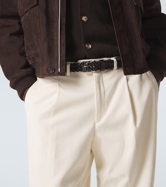 编结皮革腰带 | Lardini