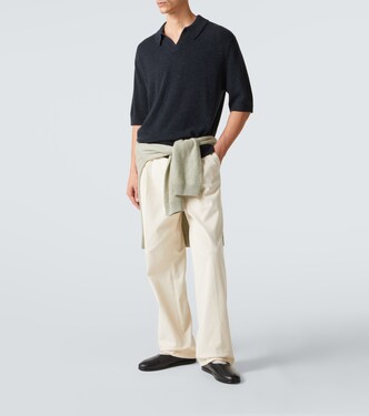 Bale cashmere polo sweater | Le Kasha