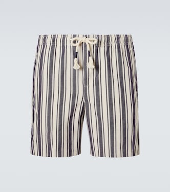 Alex striped cotton shorts | Orlebar Brown