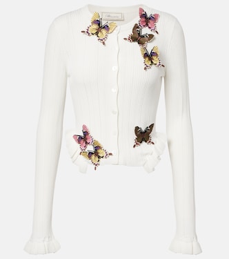 كارديغان بوينتيل مزينة بزخارف أبليكيه | Blumarine