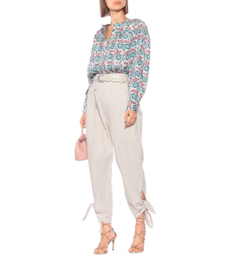 Gaviao high-rise cotton pants | Isabel Marant