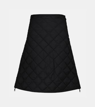 Falda de plumas de tiro alto | Moncler