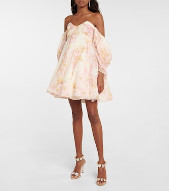 Miniabito in seta con stampa | Giambattista Valli