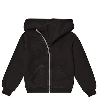 Mountain cotton jersey hoodie | Rick Owens Kids