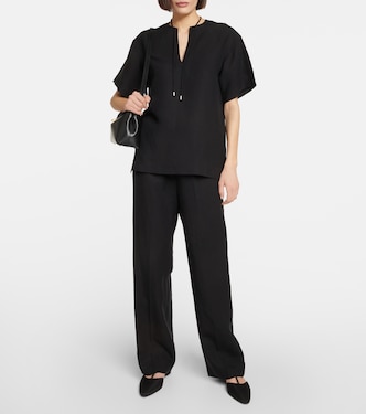 Camicia Fluid Tie oversize | Toteme