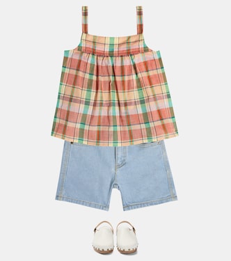 Top Clementine in cotone con ricamo | Bonpoint