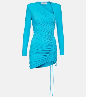 Ruched jersey minidress | Self-Portrait